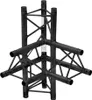 ALUTRUSS DECOLOCK DQ3-SPAC45 4-Weg Ecke rechts sw Produktbild-Vorschau 2