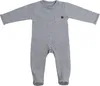 Baby's Only Strampler mit Füßen Melange - Grau - 62 - 100% Produktbild-Vorschau 1