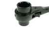 A close-up view of a black double socket wrench head. Produktbild-Vorschau