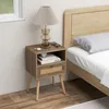 Comodino KOMFOTTEU con cassetti in rattan, comodino in Anteprima dell’immagine prodotto 7