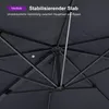 PURPLE LEAF Ampelschirm Rechteckiger Aluminium Produktbild-Vorschau 4