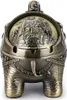 Winddichter Vintage-Aschenbecher mit Deckel – Produktbild-Vorschau 3