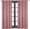 1 Stück Ösenschal Leinen Look Blickdicht 140 (B) x 245 (L) Produktbild-Vorschau 5