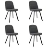 lot de 4 chaises de salle à manger en tissu bouclé, Calme Voir les images du produit 1