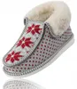Botas de piel para mujer, forradas con pelo, estampado Vista previa de la imagen del producto 2