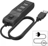 Hama USB-Hub 4 Ports, USB 2.0, Ein-/Ausschalter Produktbild-Vorschau 4