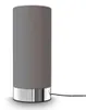 Lampe de table en tissu gris I fonction tactile I 3 fois Voir les images du produit 1