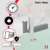A product shot with marketing icons and text, featuring a tool for cutting drywall. Anteprima dell’immagine prodotto