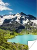 MuchoWow® Poster Schnee - Berg - Wasser 90x120 cm - Produktbild-Vorschau 1