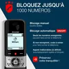 Alcatel F890 Telefono DECT Identificatore di chiamata Nero, Anteprima dell’immagine prodotto 10