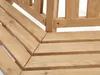 Baumbank 360° 6-Eckig aus Tannenholz, ca. 205 x 178 x 90 cm Produktbild-Vorschau 3