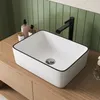 DeerValley  DV-1V0002 keramik Waschbecken, rechteckiges Produktbild-Vorschau 3