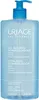 A clear, front-facing shot of a large bottle of Uriage Extra-Rich Dermatological Gel with a blue pump dispenser. Anteprima dell’immagine prodotto