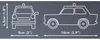 COBI Trabant 601 Polizei, Bausatz, 5 Jahr(e), Kunststoff, Produktbild-Vorschau 5