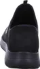The back view of a black slip-on sneaker. Voir les images du produit