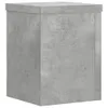 vidaXL Pflanzenständer 2 Stk. Betongrau 15x15x20 cm Produktbild-Vorschau 3