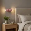 TWIN Kinkiet E27 2-punktowy, różowa lampa metalowa z Podgląd zdjęcia produktu 4