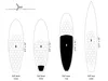 RSPro HexaTraction Board Grip Surf Clear 20 kusů Náhled obrázku produktu 6