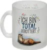 Niedlicher Otter Total verottert Glas Tasse Produktbild-Vorschau 2
