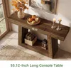 Tribesigns Konsolentisch Massivholz, 140 cm, Produktbild-Vorschau 8