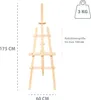 Staffelei Holz groß 175 cm - Leinwand Ständer Hochzeit Produktbild-Vorschau 3