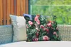 MuchoWow® Outdoor Kissen - Schöne rosa Rose im Sommergarten Produktbild-Vorschau 3