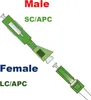 Elfcam - Adaptateur fibre optique, monomode simplex LC/APC Voir les images du produit 2