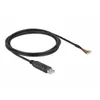 DELOCK Adapterkabel USB 2.0 Typ-A zu seriell RS-232 Produktbild-Vorschau 1