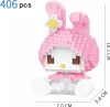 Mini stavebnice králík Hellokitty kočka modelovací svorka Náhled obrázku produktu 1