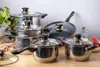 Kinghoff ensemble de pots en acier 12 pcs. Rosegold KH1767 Voir les images du produit 8