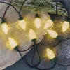 LED vánoční řetěz – šišky, 9,8 m, venkovní i vnitřní, teplá bílá, programy Voir les images du produit