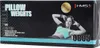A product box for pillow weights, featuring a woman exercising. Voir les images du produit