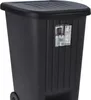 Mülleimer outdoor 90 l anthrazit/schwarz mit Pedal und Produktbild-Vorschau 10