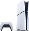 A PlayStation 5 console and controller are displayed against a white background. Produktbild-Vorschau