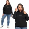 Warmes Damen MORAJ Kapuzensweatshirt mit Stickerei Glatt Produktbild-Vorschau 1
