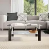 vidaXL Couchtisch Grau Transparent 95x55x40 cm Hartglas Produktbild-Vorschau 2