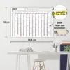 DIN A2 Wandkalender 2027 Abwischbar Gerollt mit 4 Eddings – Produktbild-Vorschau 3
