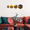 Belle Vous 4 Stk Sechseckige Leinwand Schwarz - 4 Produktbild-Vorschau 15