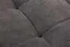 Moderne Wohnlandschaft KENT 220cm grau Samt Ecksofa Produktbild-Vorschau 5