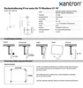 Supporto a soffitto bianco per monitor TV da 37-70", Anteprima dell’immagine prodotto 3