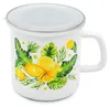 Kubek Emaliowany z Pokrywką 600ml Cytryny Uniwersalny do Podgląd zdjęcia produktu 4