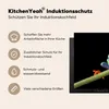 KitchenYeah© Herdabdeckplatte Frosch - Pflanze - Schwarz , Produktbild-Vorschau 6