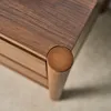 sweeek - Nachttisch Holzdekor 2 Schubladen - Nussbaumfarben Produktbild-Vorschau 6
