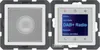 HAGER Berker Q.1/Q.3/Q.7 Q.x Radio Touch podtynkowe DAB+ Produktbild-Vorschau 2