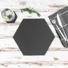 Argon Ta Sechseckige Untersetzer aus Schiefer – 9,5 cm – 24 Produktbild-Vorschau 6