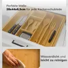 Roxlin Größenverstellbarer Bambus Besteckkasten für Produktbild-Vorschau 4