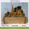 Edelrost Hirsch-Tannen Set 5-teilig  für Adventskranz & Produktbild-Vorschau 3