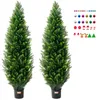 VEVOR: Juego de dos árboles artificiales de cedro, de 152,4 Vista previa de la imagen del producto 2