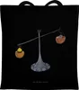 Mr. & Mrs. Panda Tote Bag Sternzeichen Waage - Schwarz - Produktbild-Vorschau 1