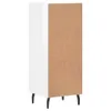 vidaXL Kredens biały wysoki połysk 34,5x34x90 cm materiał Podgląd zdjęcia produktu 9